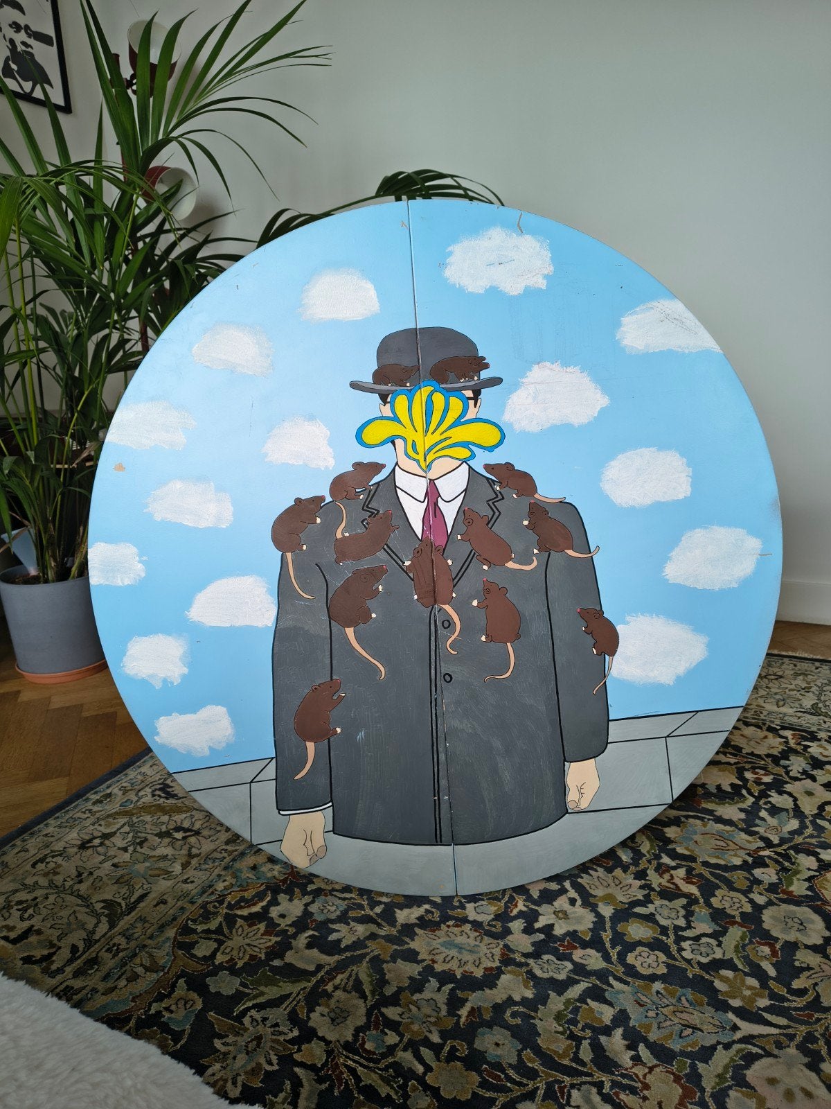 Magritte x Bruxelles SPONKIE, Enlèvement
