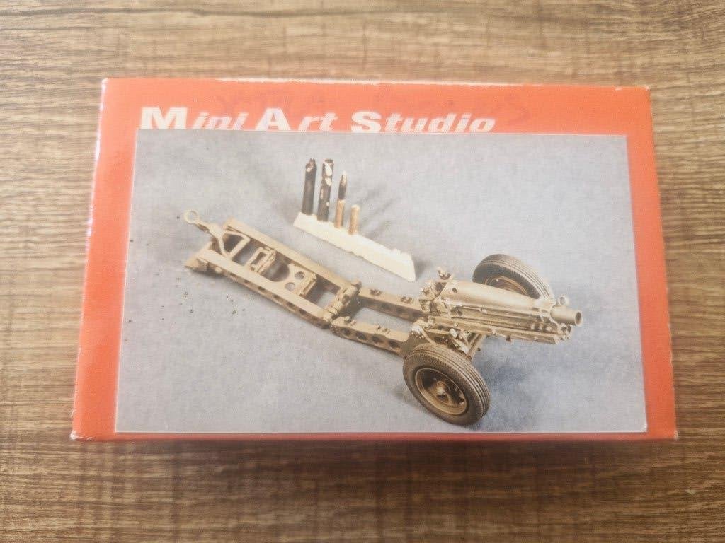 Mini Art Studio 1/35 WWII US 75mm Pack Howitzer, Hobby en Vrije tijd, Modelbouw | Auto's en Voertuigen, Overige merken, 1:32 tot 1:50