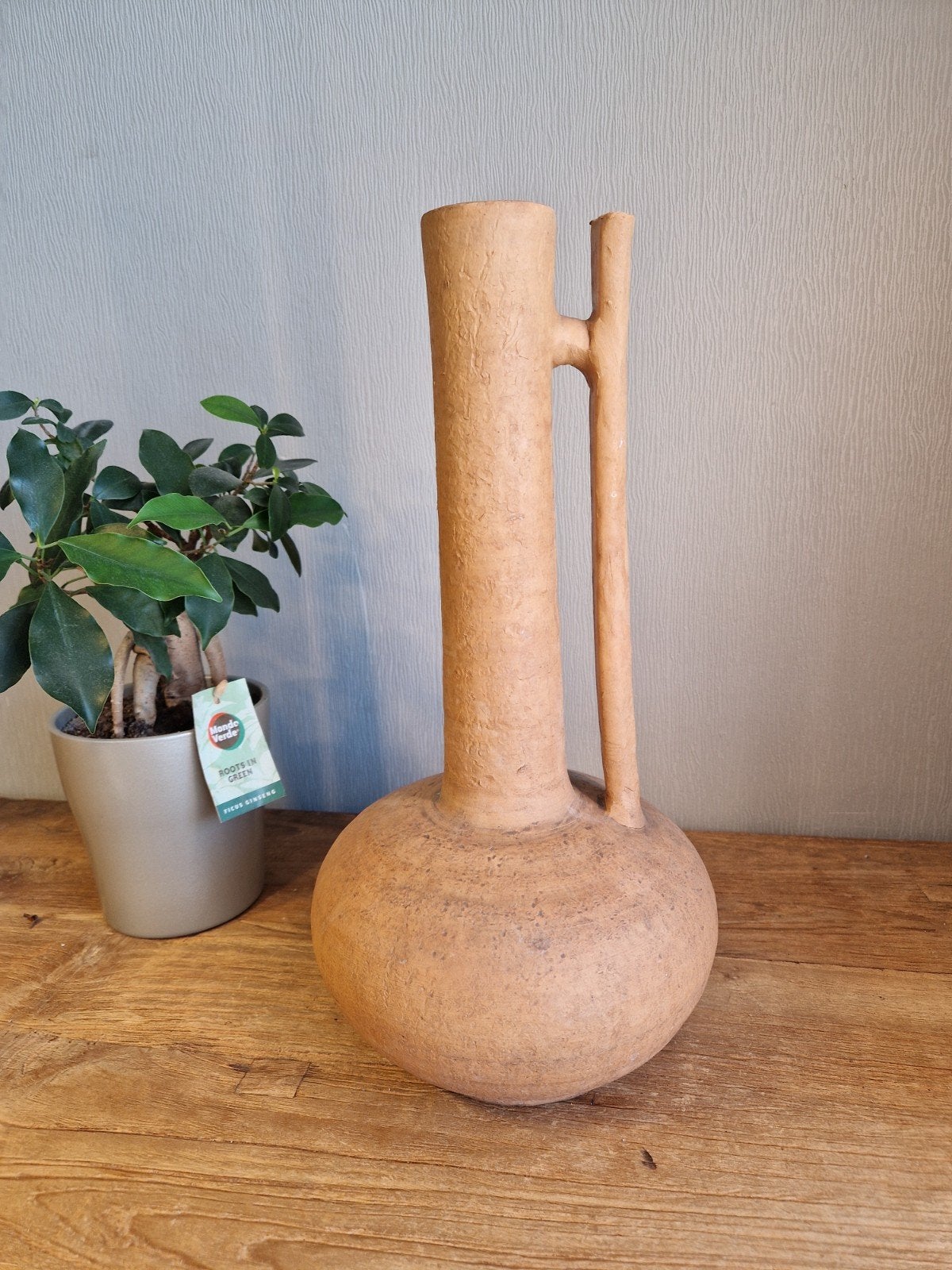 Vintage terracotta kruik vaas Marokko, Ophalen of Verzenden