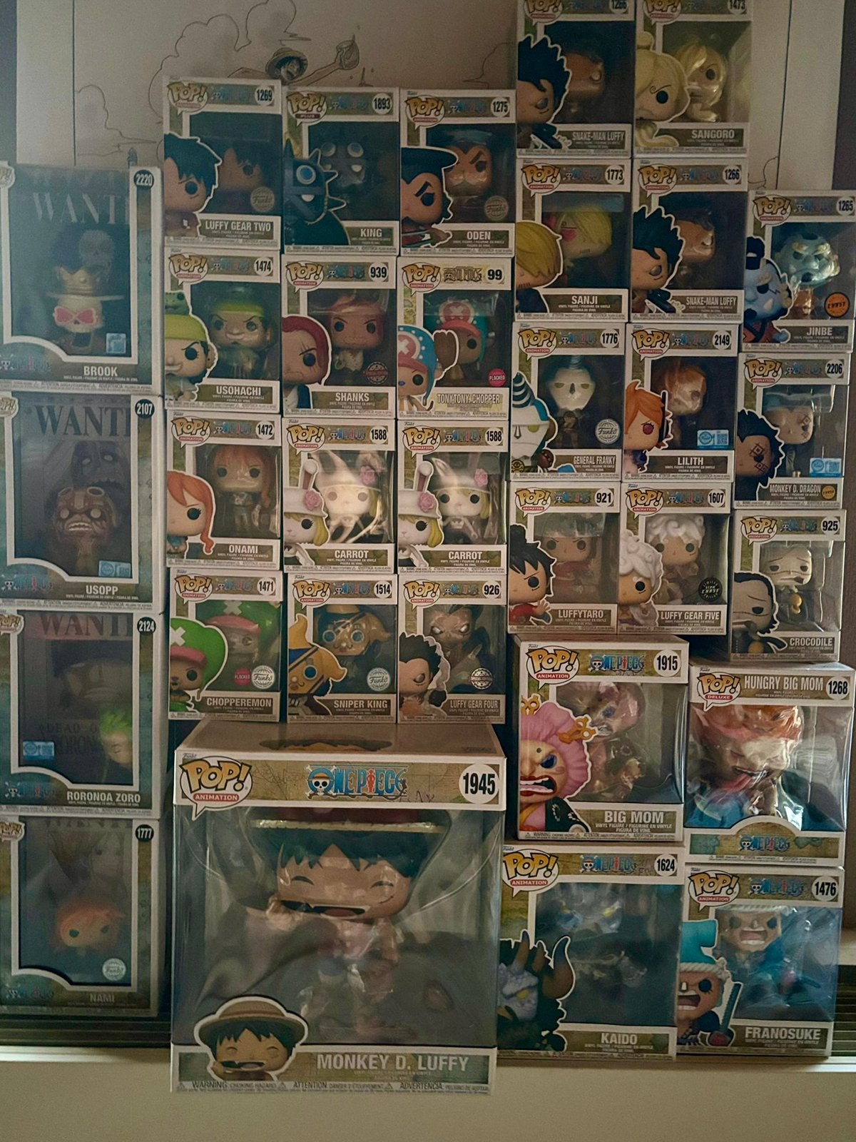 Funko pop One piece, Hobby en Vrije tijd, Verzamelkaartspellen | Yu-gi-Oh!, Zo goed als nieuw, Ophalen of Verzenden