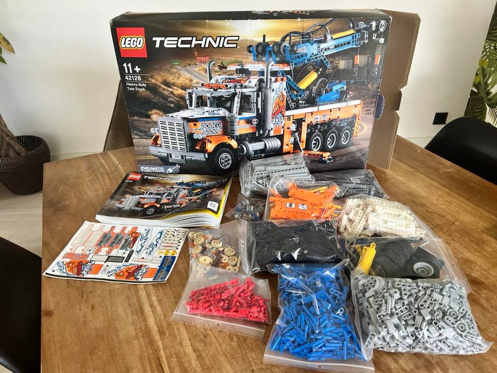 Lego technic 42128 heavy duty tow truck, Ophalen, Zo goed als nieuw, Lego, Technic