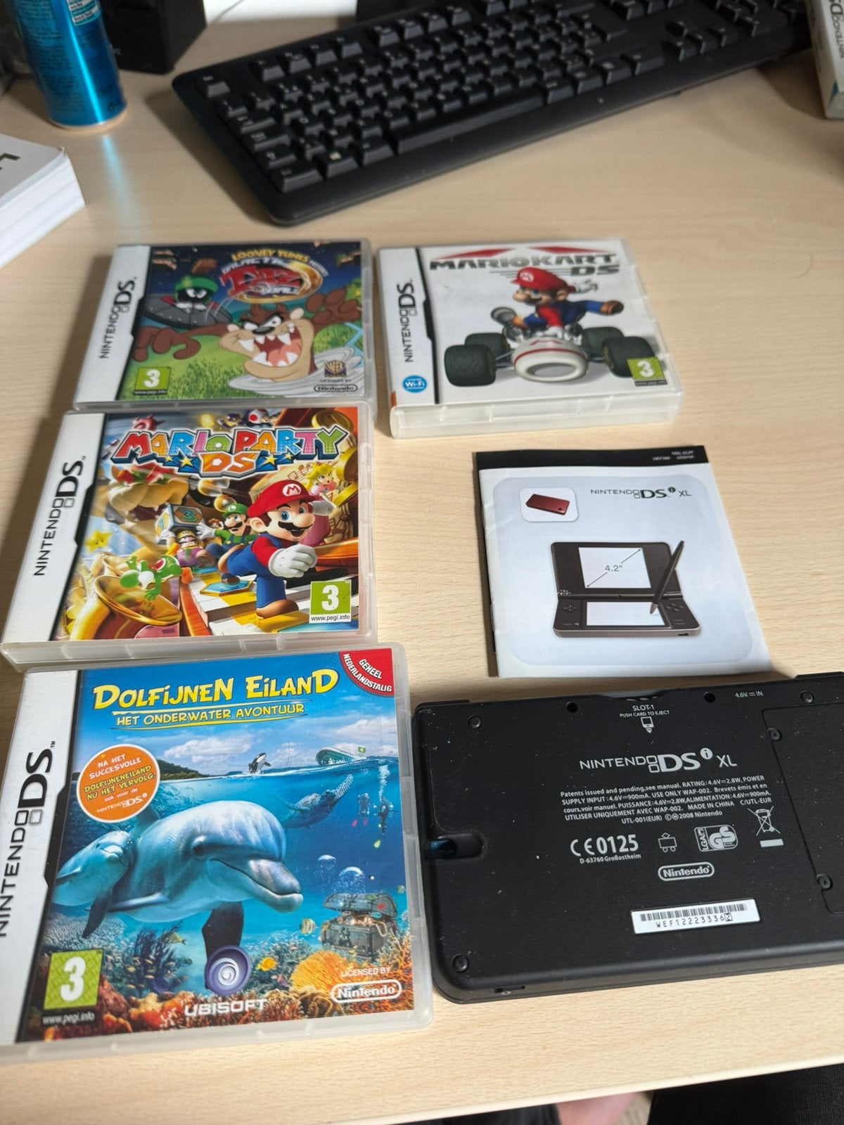 Blauwe Nintendo DSi XL+ spelletjes, Ophalen of Verzenden, Zo goed als nieuw