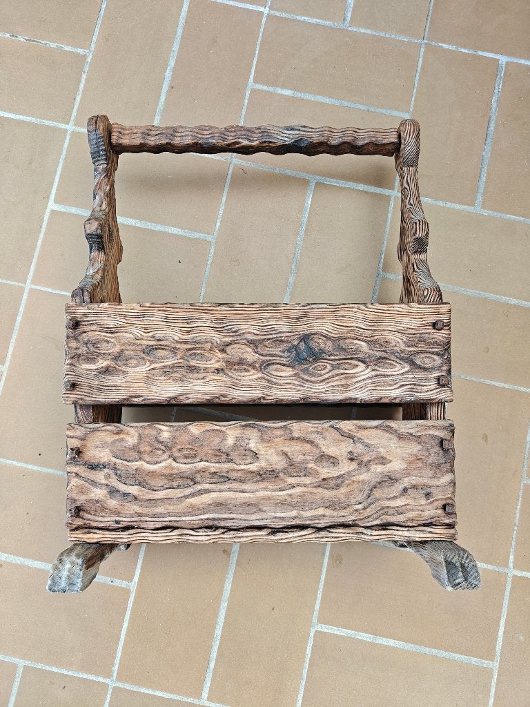 Krantenbak, Ophalen, Gebruikt, Klassiek, Hout