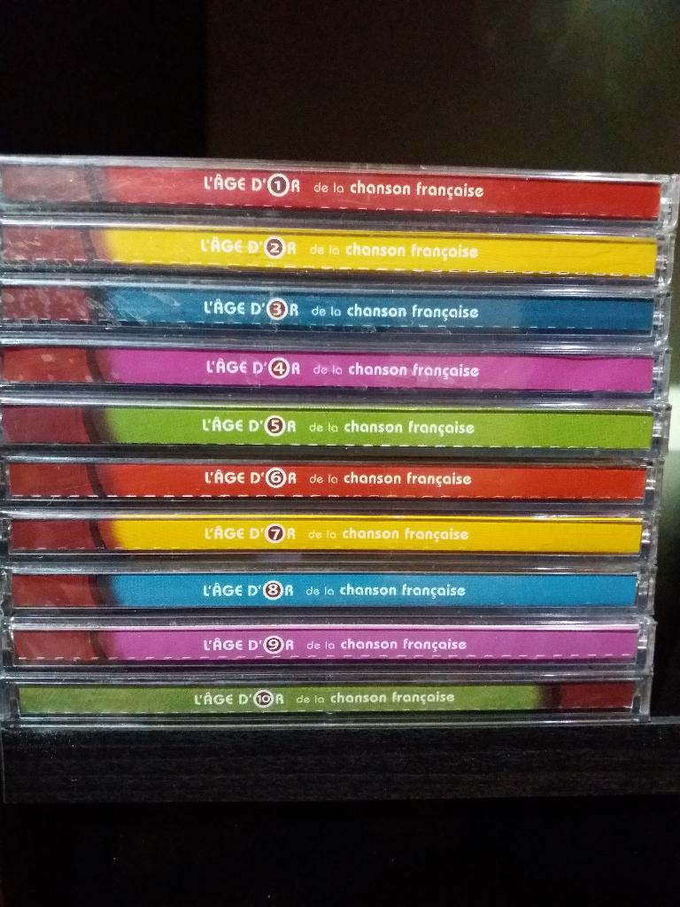 Collection 10 CD's: L'AGE D'OR DE LA CHANSON FRANCAISE., Cd's en Dvd's, Cd's | Schlagers, Ophalen, Nieuw in verpakking