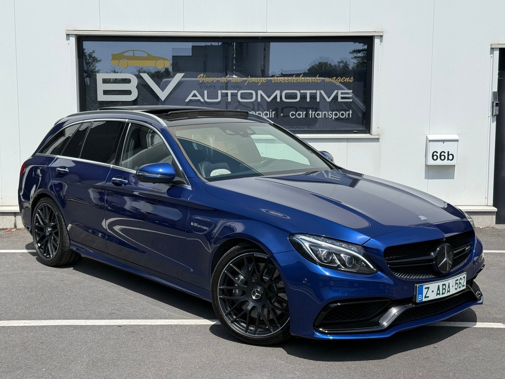 MERCEDES C63 AMG - LICHTE VRACHT - PANO - 360 CAMERA, Cuir, Achat, Entreprise, 2 places