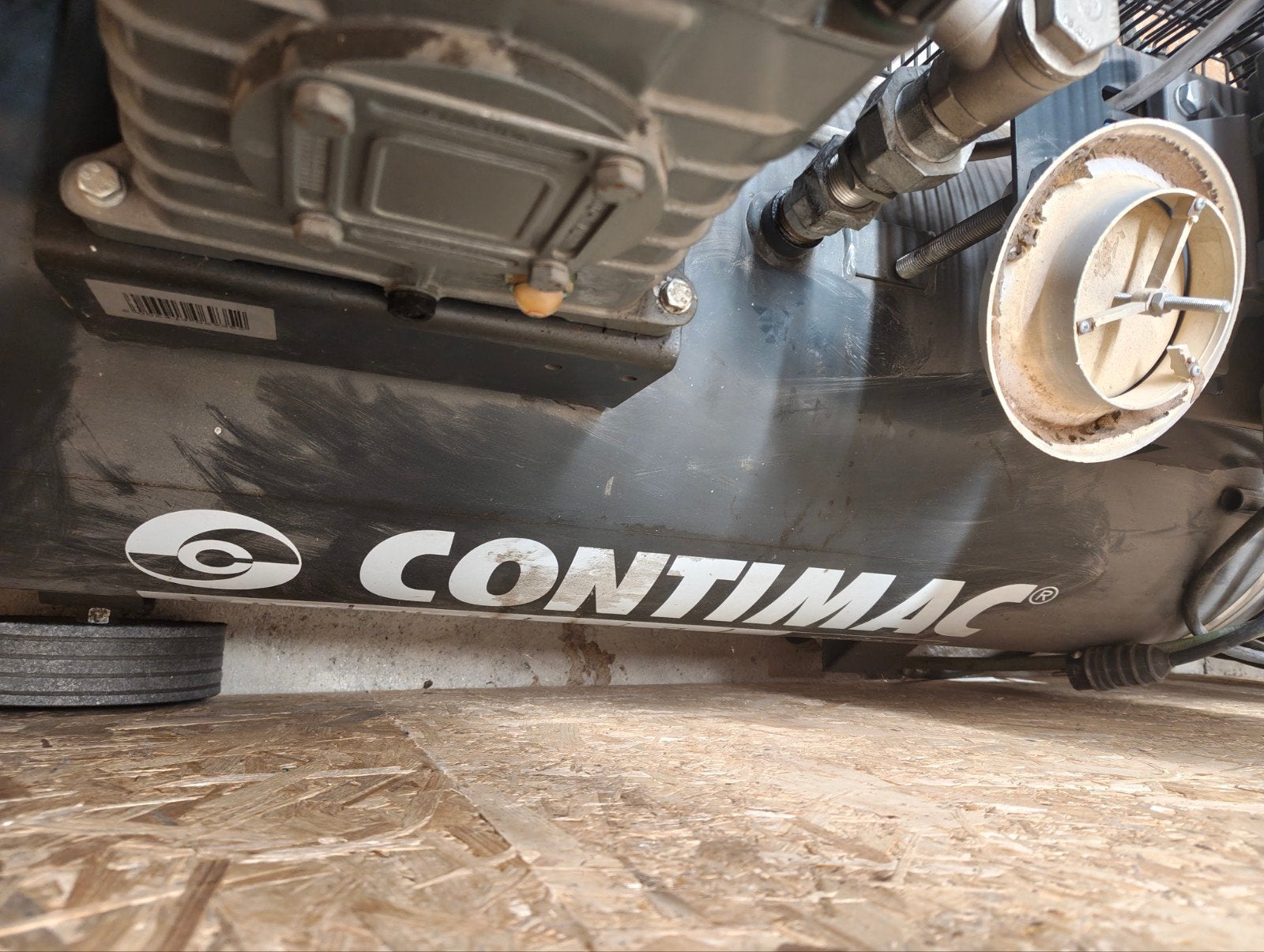 Contimac CM 905/11/270D compressor – 270L – 5,5kW - 900l/min, Ophalen, 800 liter/min of meer, Zo goed als nieuw, Mobiel