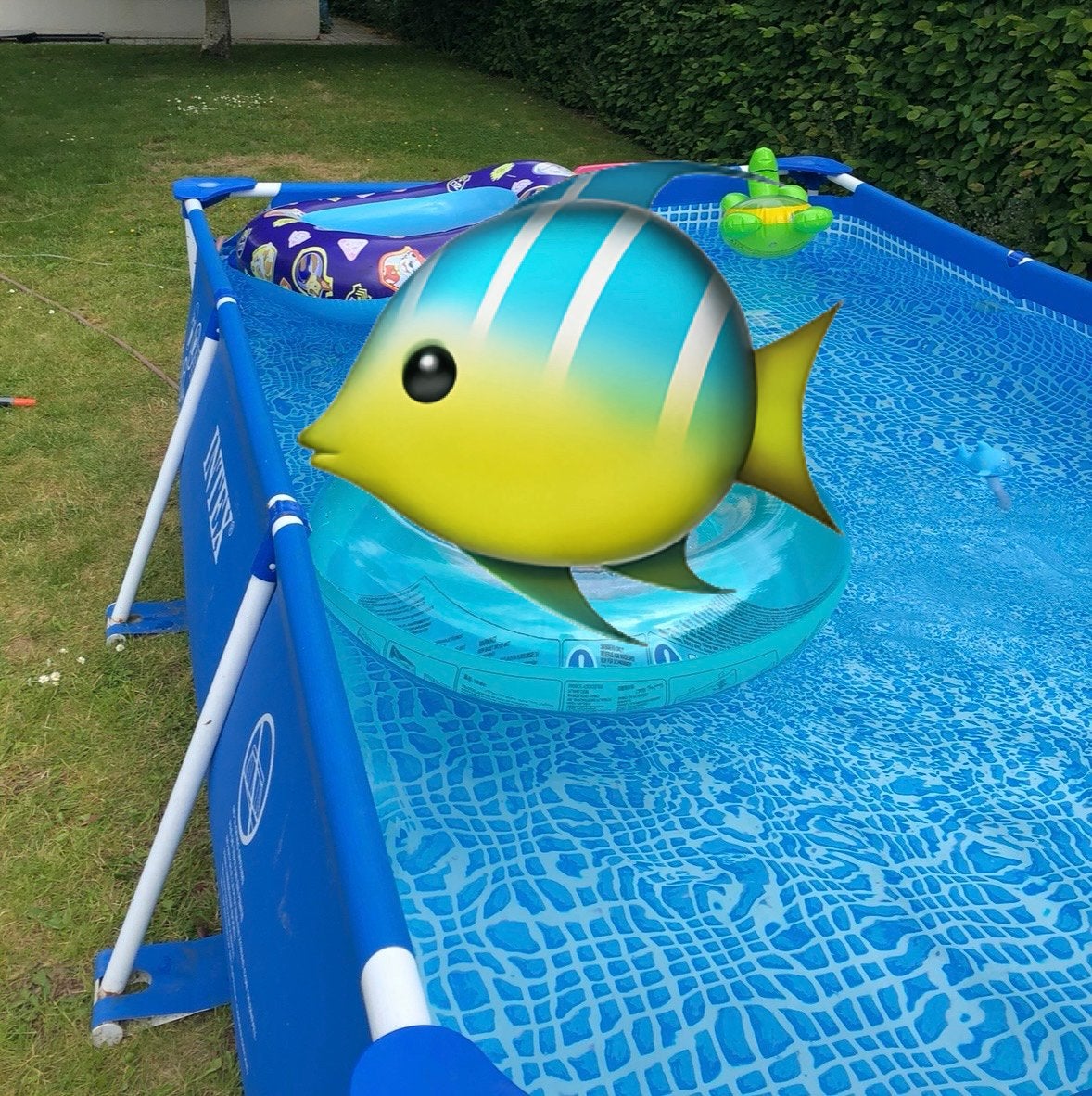 Zwembadladder (zwembad gratis), Tuin en Terras, Gebruikt, 200 tot 300 cm, Opzetzwembad, 200 tot 400 cm