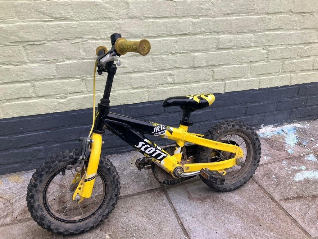 Kinderfiets BMX 12 inch, Fietsen en Brommers, Ophalen, Terugtraprem, Gebruikt, 14 inch of minder