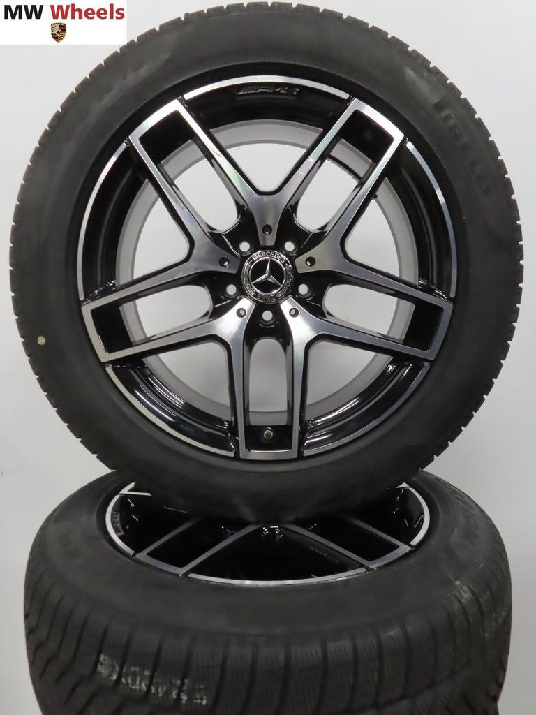 Originele Mercedes AMG 19 inch velgen GLC winterbanden nieuw, Auto-onderdelen, 19 inch, Gebruikt, 255 mm, -