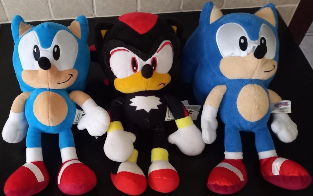 Knuffel Sonic x4, Enlèvement ou Envoi, Comme neuf