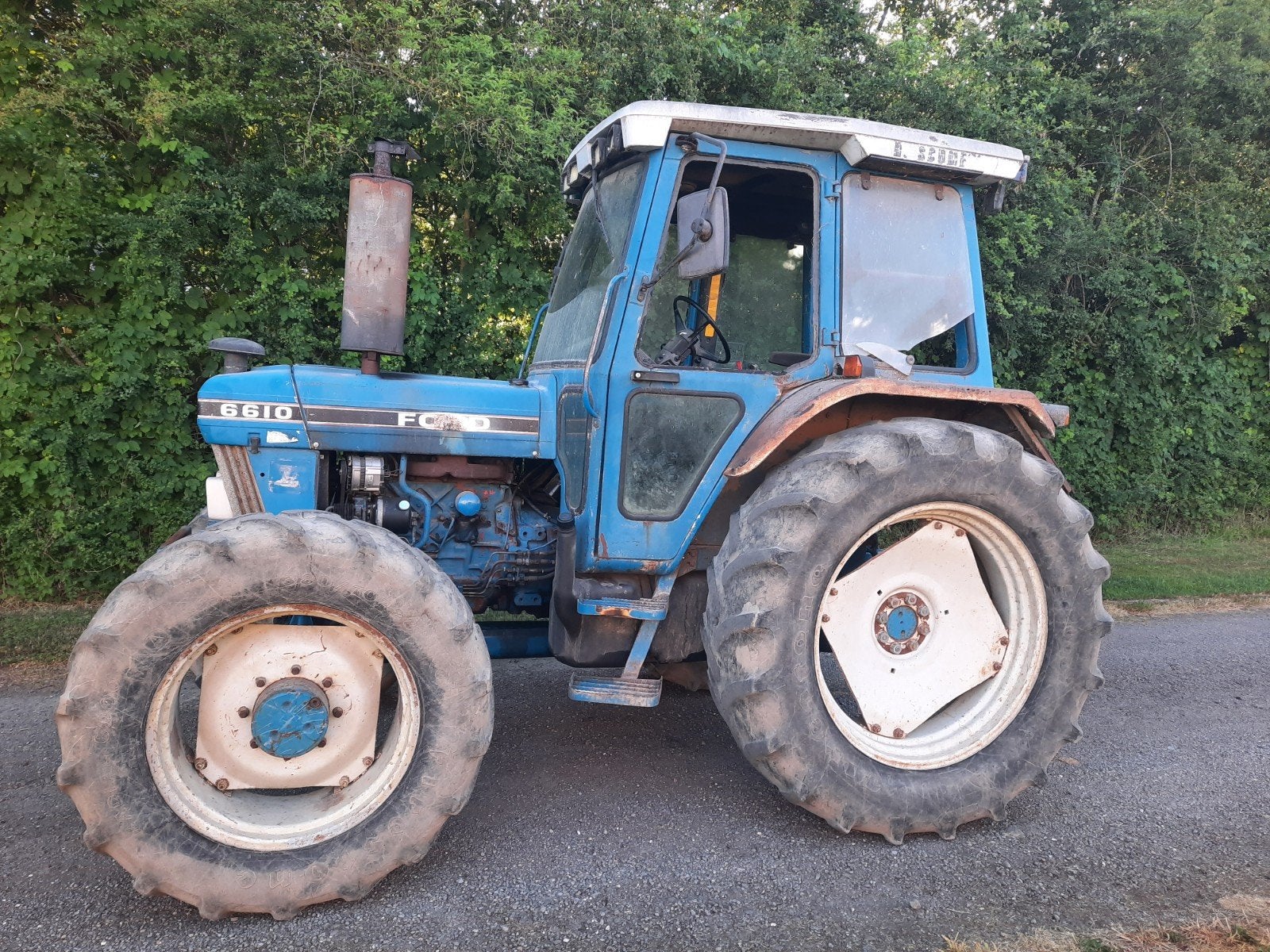 Ford 6610 4WD super Q cab, Ophalen, Achter, Ford