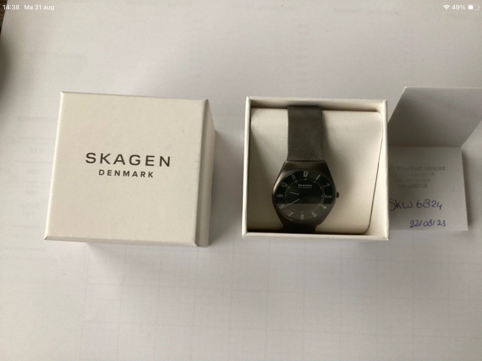 Herenhorloge Skagen, Ophalen of Verzenden, Zo goed als nieuw