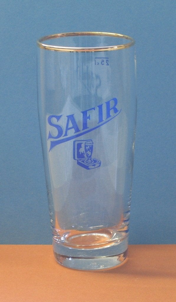 BIERGLAS SAFIR 514, Verzamelen, Ophalen, Gebruikt, Glas of Glazen, Overige merken