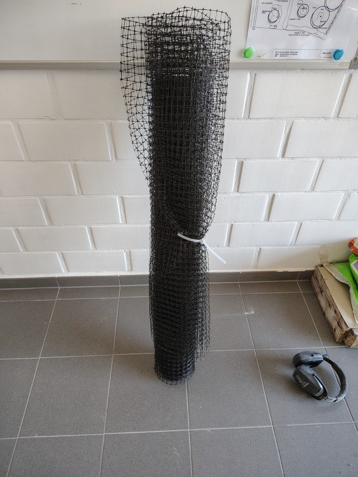 Restje mollengaas  13m x 1m, Ophalen, Nieuw, 10 tot 20 meter, Gaas