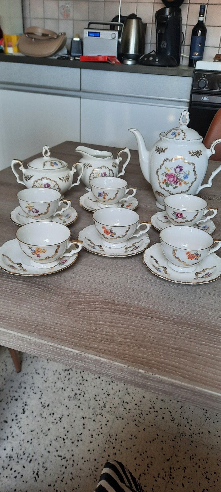 Antiek Servies 15 delig, Ophalen
