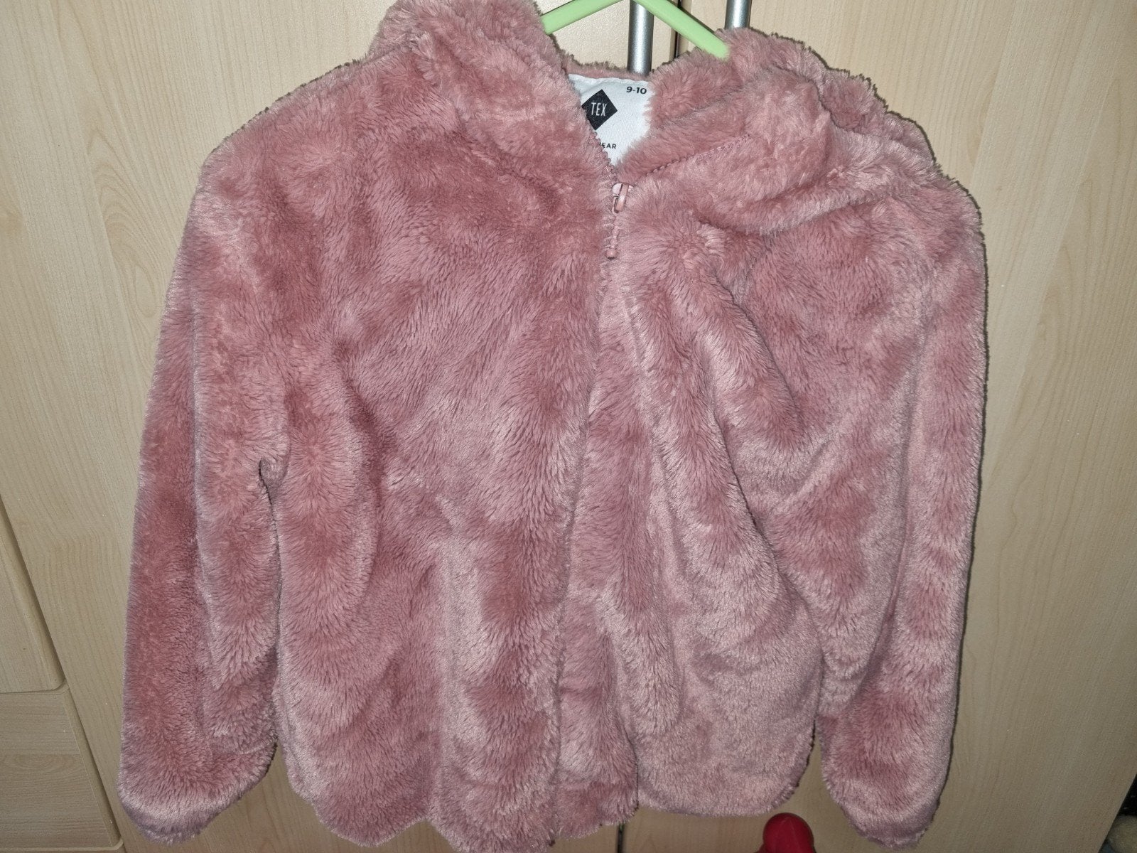 manteau peluche fille taille 9-10 ans, Enfants & Bébés, Tex, Enlèvement ou Envoi, Utilisé, Fille