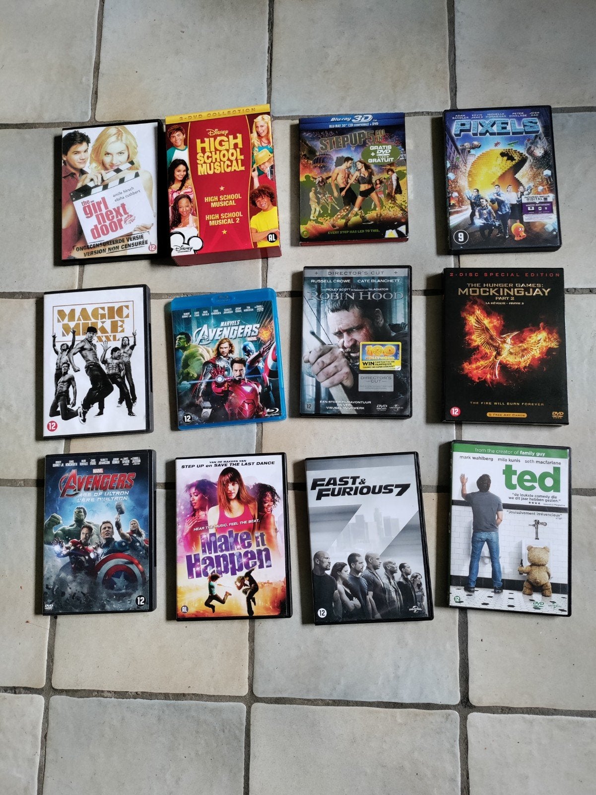 Pakket dvd's, Ophalen