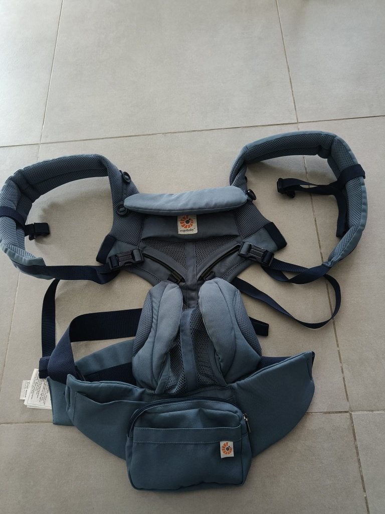 Ergobaby Omni 360 - blauwe babydraagzak, Ophalen, Gebruikt
