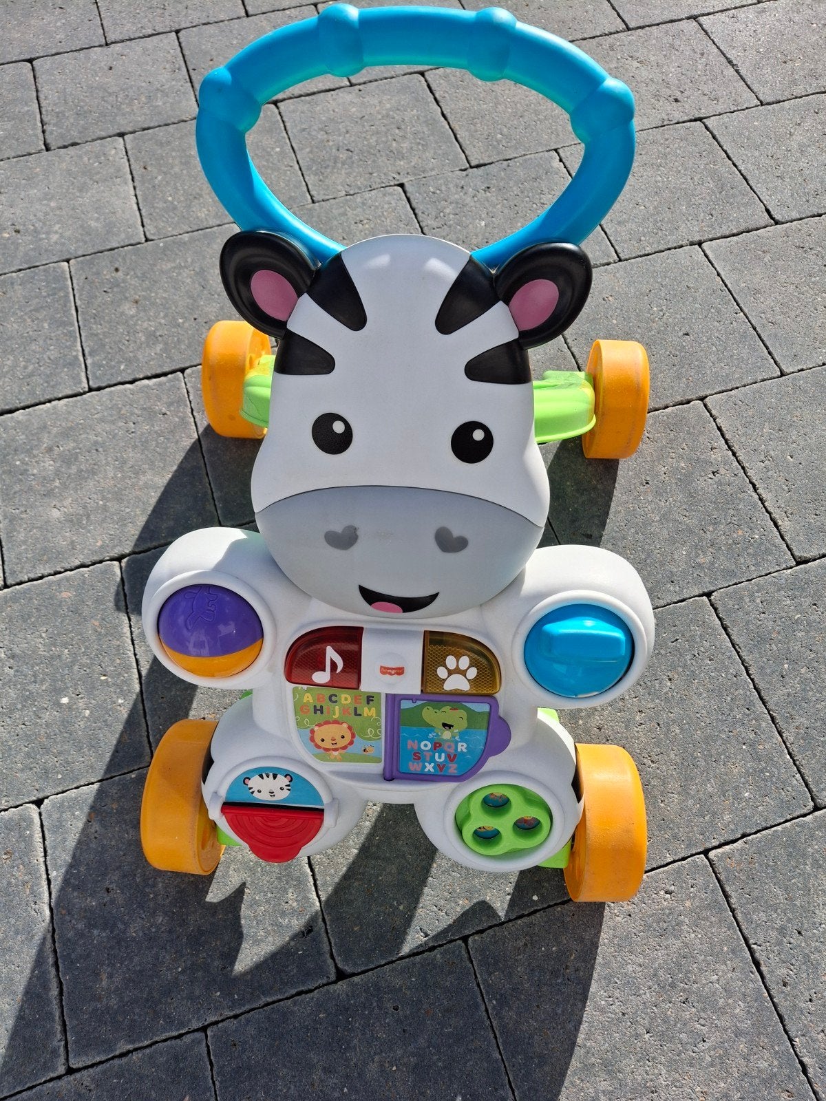 Fisher Price Loop-met-mij Zebra, Ophalen, Gebruikt, Met licht