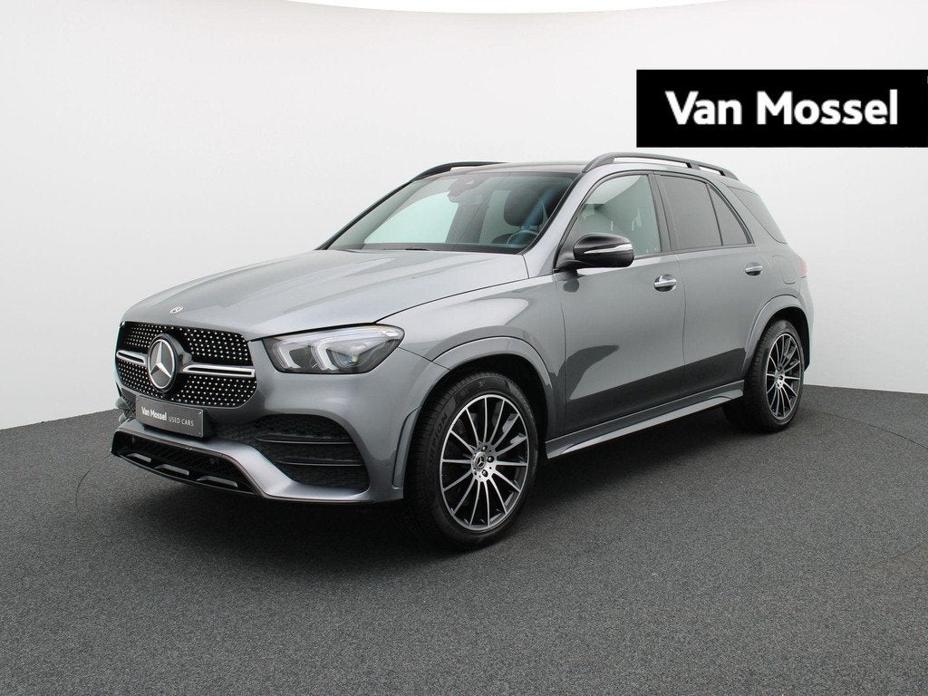 Mercedes-Benz GLE 350 de AMG LINE + LEDER + PANORAMISCH DAK, Auto's, Automaat, 4 cilinders, Automatische klimaatregeling, Plug-in hybride