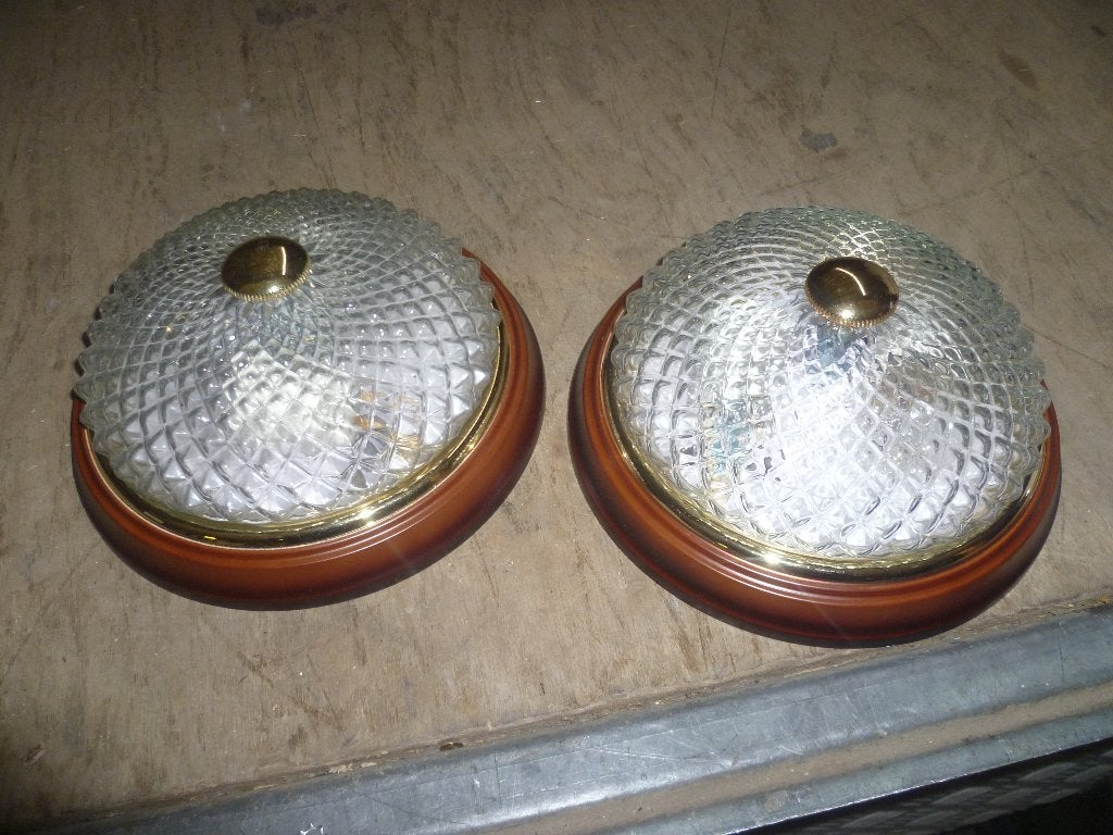 2 DEZELFDE PLAFONIER LAMPEN, Ophalen