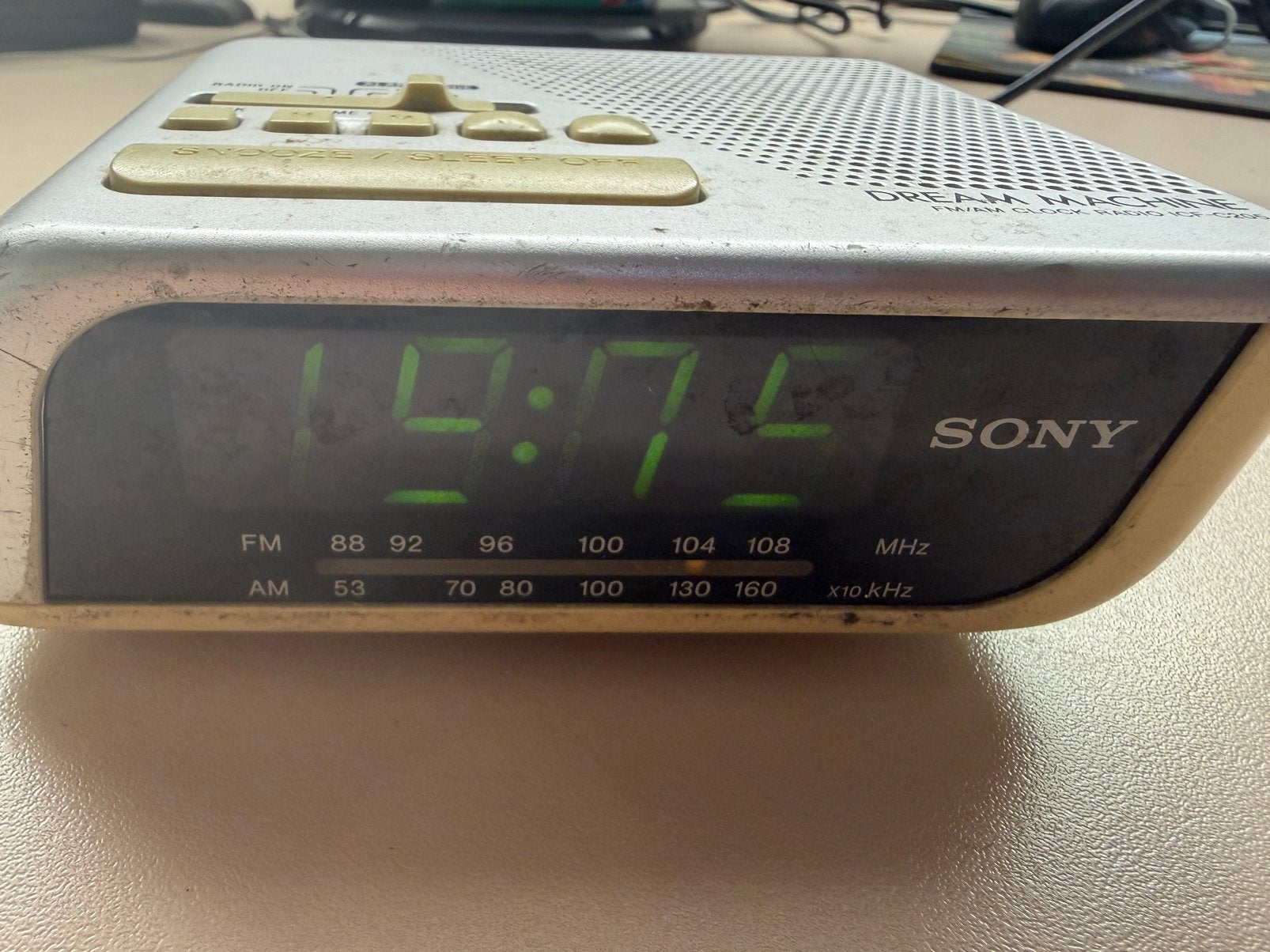 RADIO-RÉVEIL SONY DREAM MACHINE, Enlèvement, Comme neuf