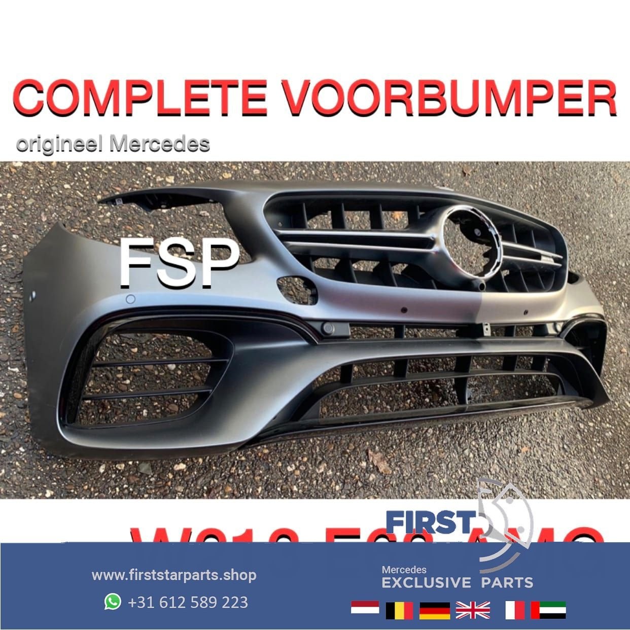 W213 E63 BUMPER E63s AMG Voorbumper COMPLEET bumper originee