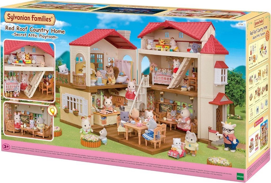 Neuf - Sylvanian Grande maison éclairée (5708), Envoi, Neuf