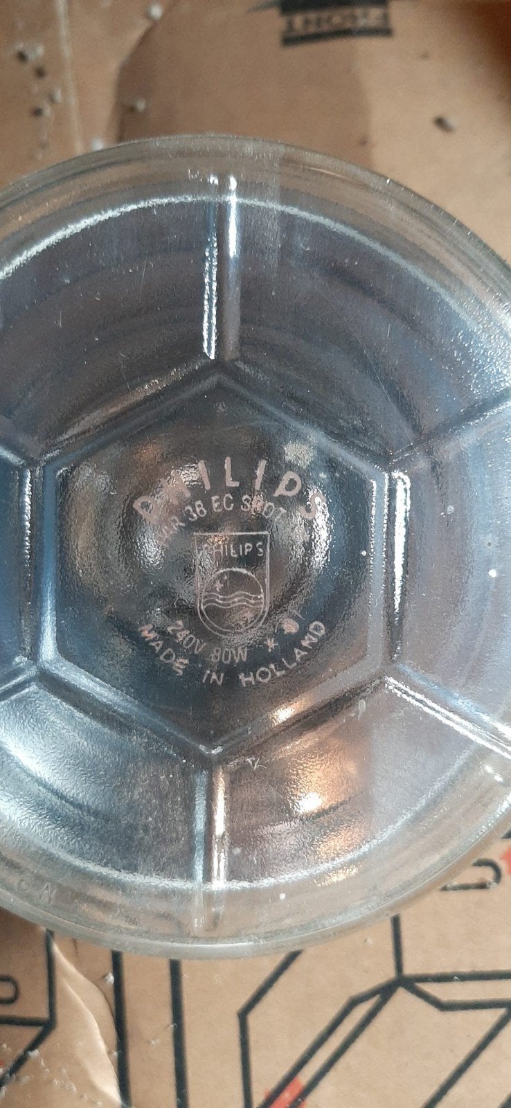 Vintage Philips PAR 38 reflectorlamp 80 Watt, Ophalen