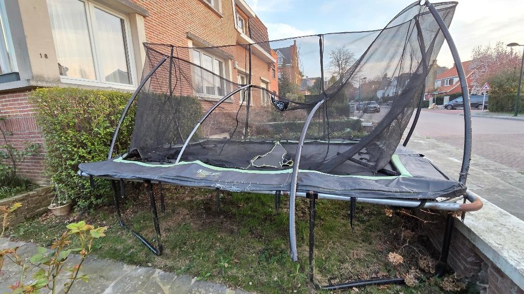 Trampoline rectangulaire Exit Silhouette 244342262 cm, Ophalen, Gebruikt