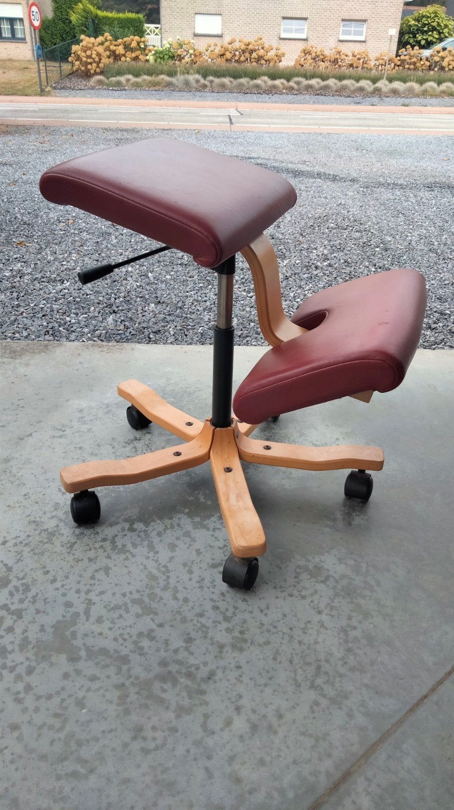 Stokke Varier Wing Peter Opsvik ergonomische stoel kruk, Huis en Inrichting, Ophalen, Gebruikt, Eén