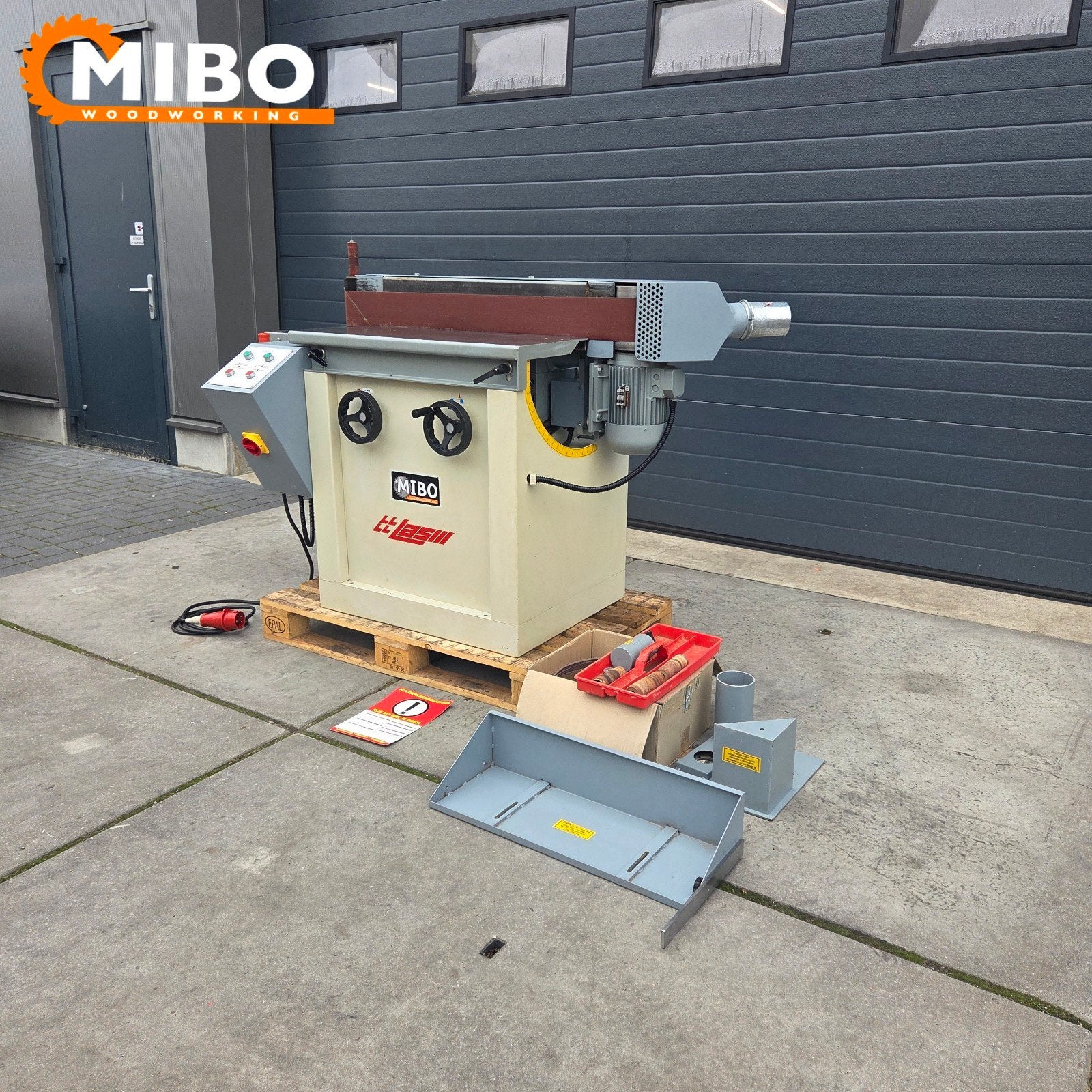 Volpato schuurmachine kantenschuurmachine compleet, Enlèvement ou Envoi