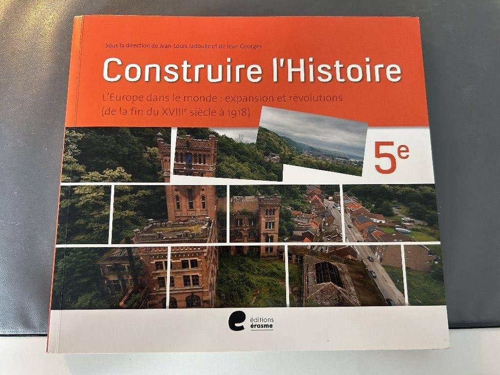 Construire l'Histoire 5e, Livres, Histoire, Enlèvement ou Envoi, Editions erasme, Comme neuf