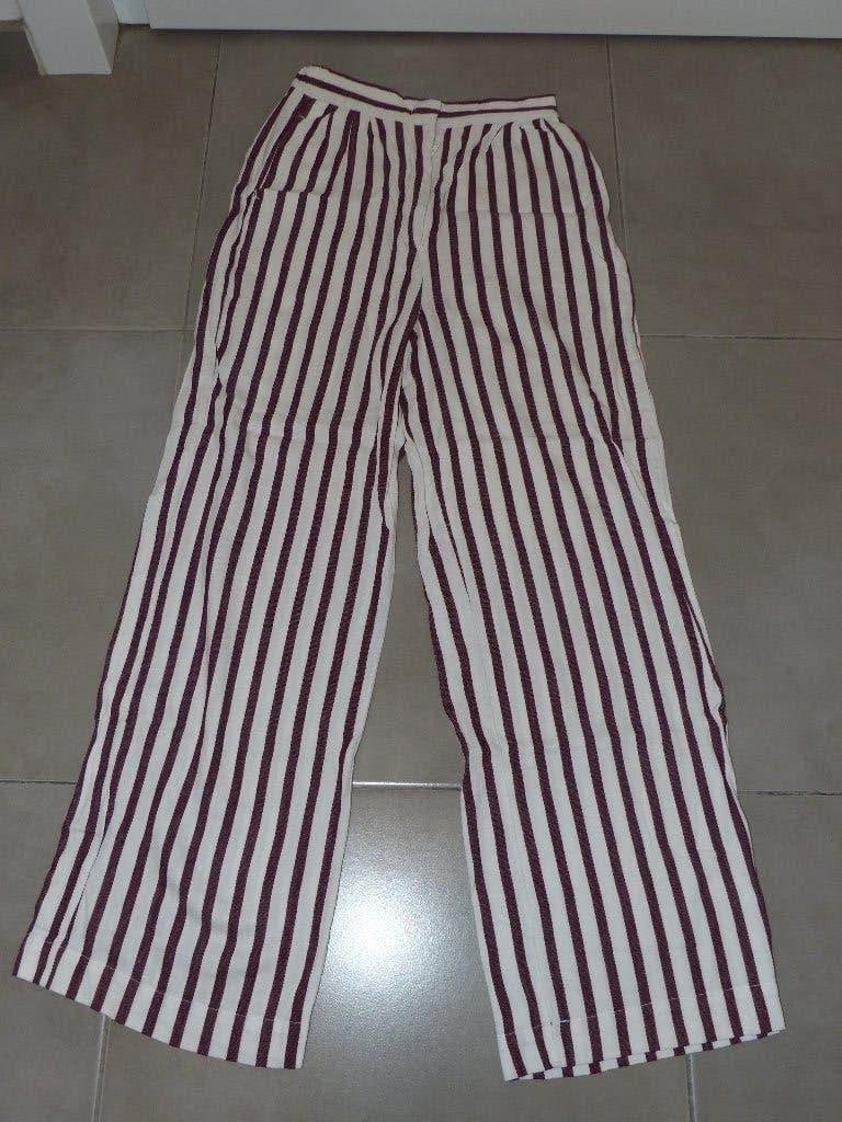 Gestreepte broek Karen Damen maat 36, Kleding | Dames, Broeken en Pantalons, Overige kleuren, JBC, Ophalen of Verzenden, Zo goed als nieuw