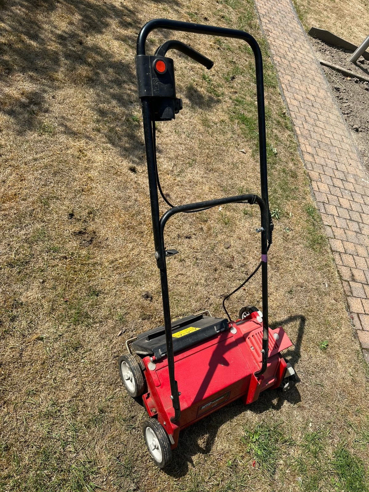 Verticuteermachine, Ophalen, Gebruikt