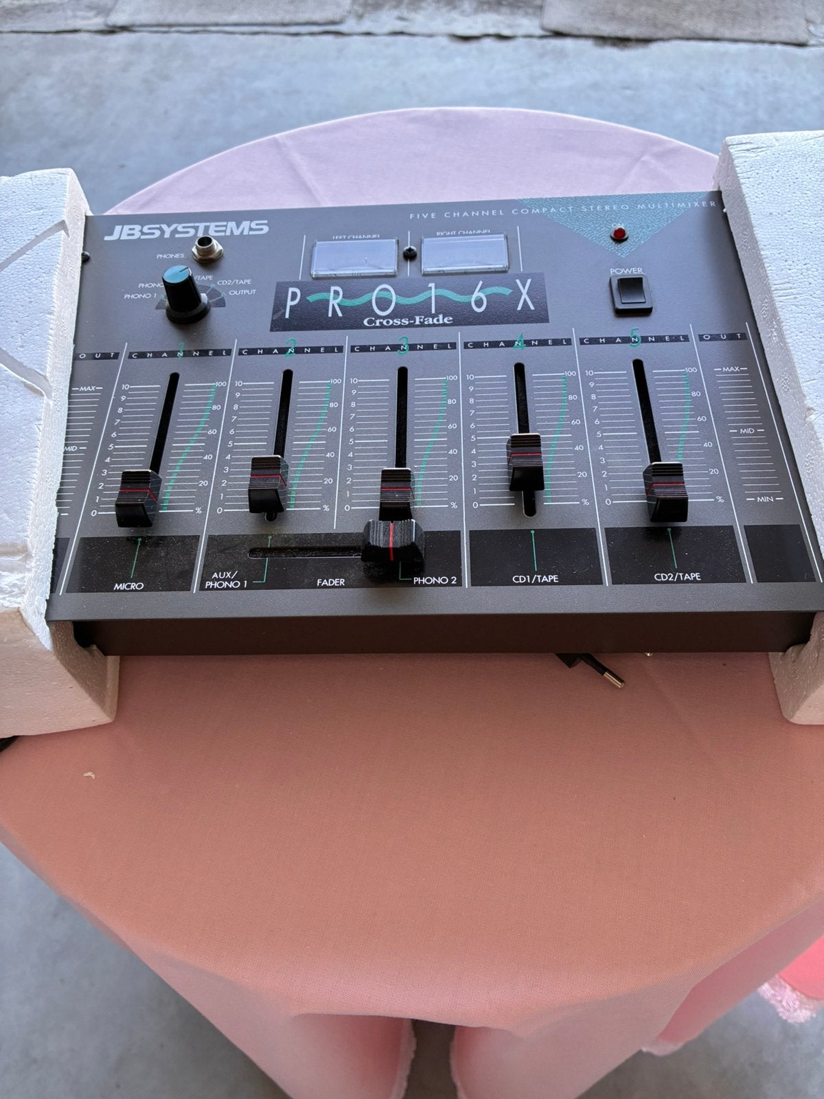 Console de mixage, Enlèvement, Neuf, Entrée micro