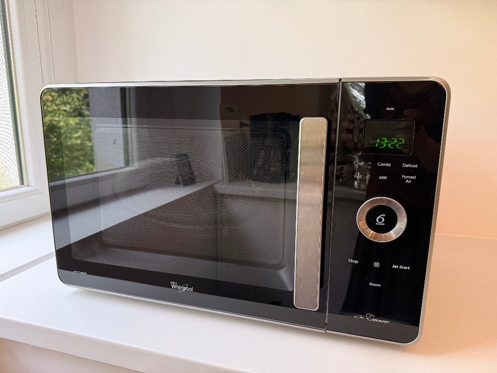Combi-micro-ondes Whirlpool + accessoires, Croustillant, Enlèvement, Utilisé, Four à micro-ondes combiné