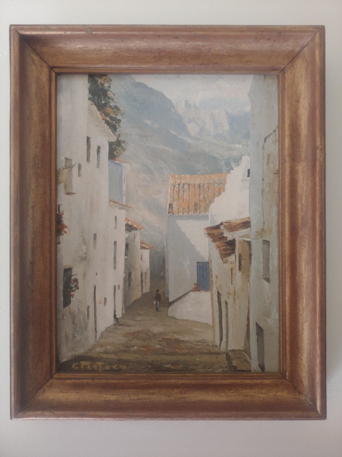 Impasto Olieverf op Paneel | Mediterraan Licht | Jaren 60 |, Antiquités & Art, Art | Peinture | Classique, Enlèvement, Impressionniste