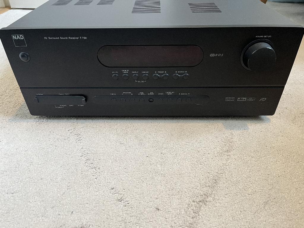 NAD T 754 Home Cinema-versterker, Audio, Tv en Foto, Versterkers en Ontvangers, Ophalen, Gebruikt, 120 watt of meer, Overige merken
