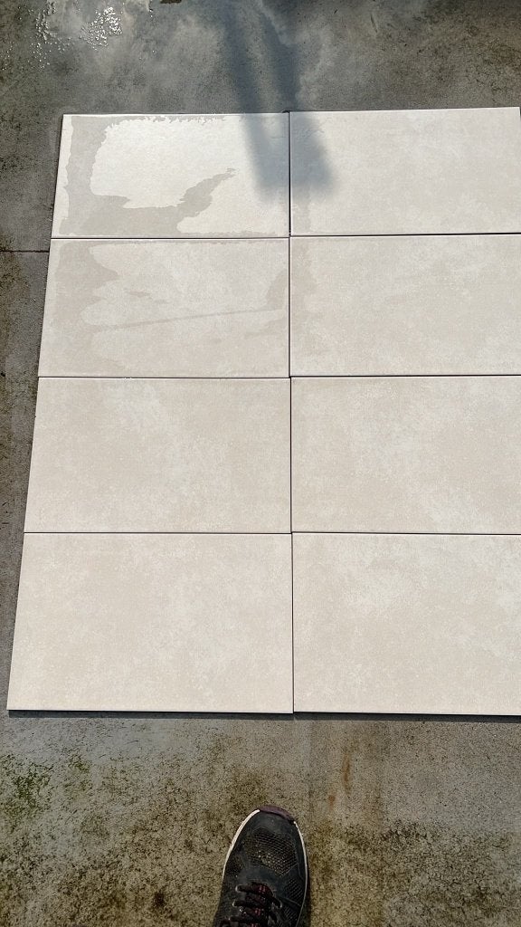 Carrelage mural en céramique – coloris beige/crème – 1,7 m², 20 à 40 cm, Céramique, Enlèvement, 20 à 40 cm