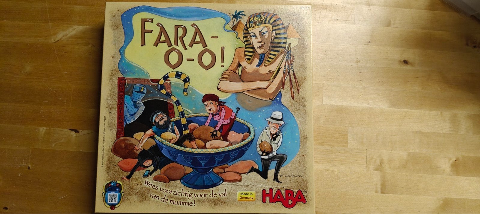 Haba farao o o, Ophalen