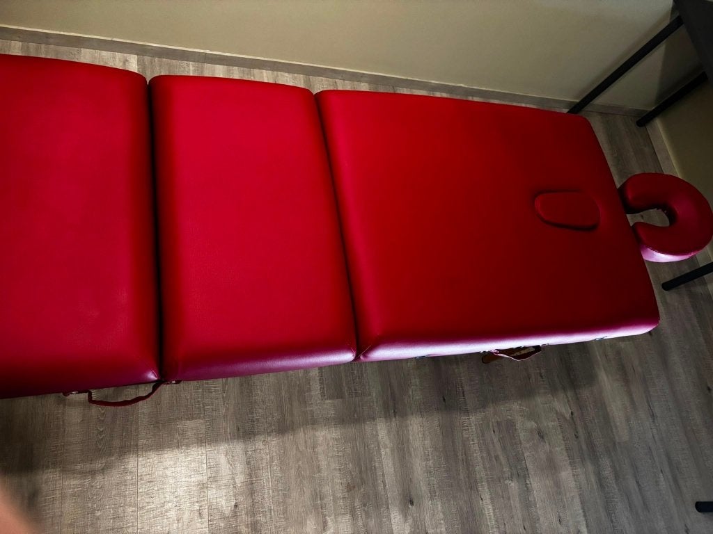Plooibare massagetafel, Sport en Fitness, Ophalen, Nieuw, Massagetafel