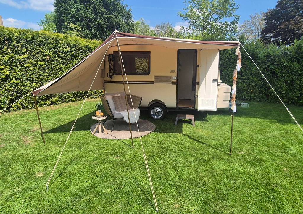 Gepimpte Lander 750kg met luifel, Caravans en Kamperen, Ophalen