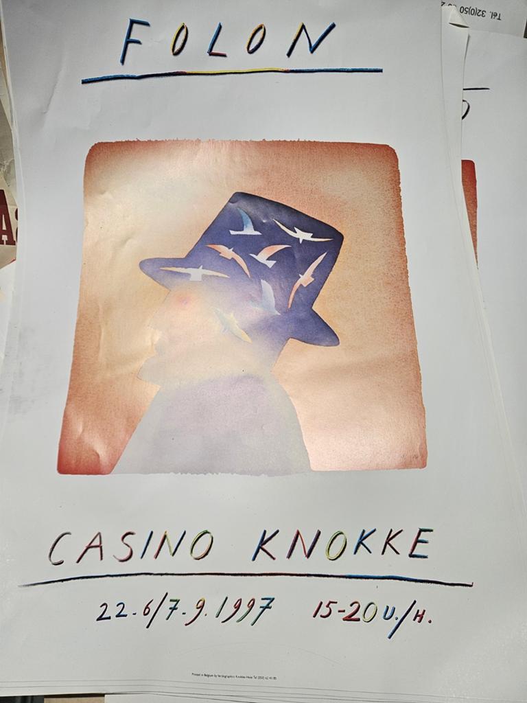 Affiches Folon Knokke 1997, Verzenden