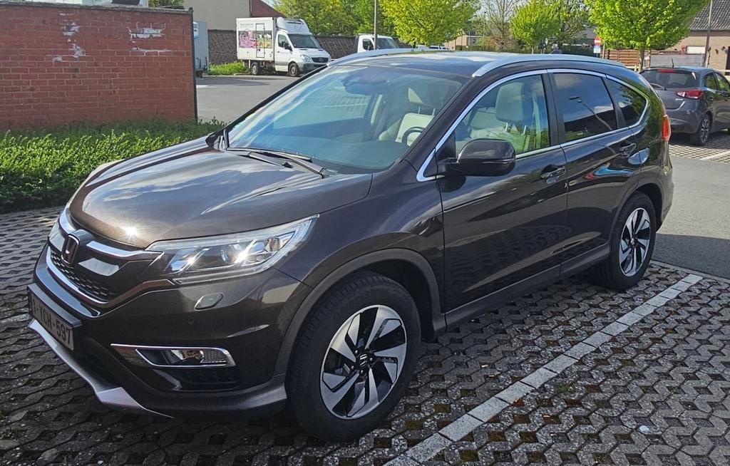 Honda CR-V 1.6 i-DTEC 4WD Executive 160pk in topstaat, Autos, Honda, Cuir, Achat, Capteur de lumière, Boîte manuelle