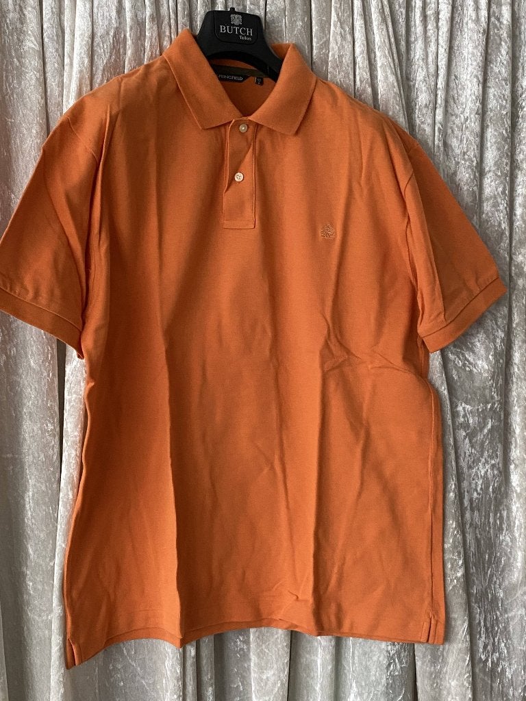 Springfield polo homme XXL, Comme neuf, SPRINGFIELD., Orange, Enlèvement