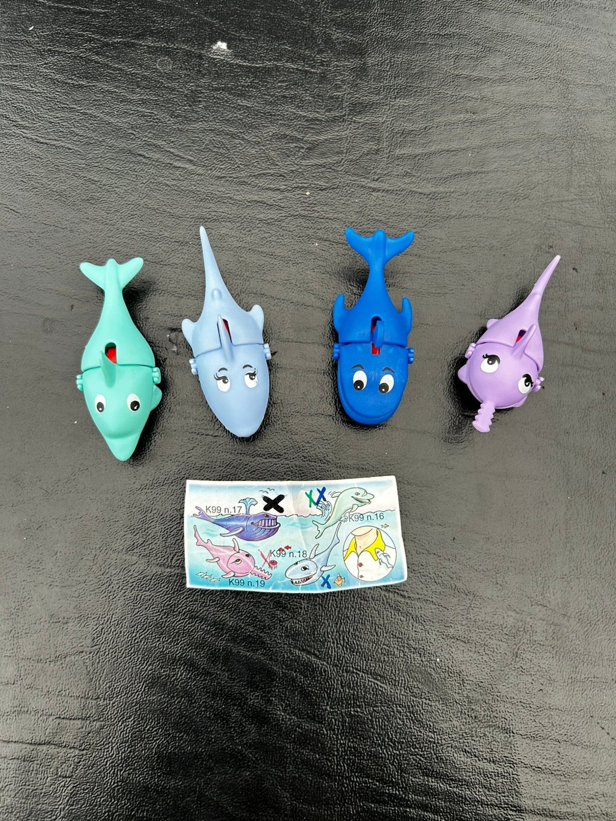 Kinder Surprise set K99 N16–N19 - briefje – vintage, Verzamelen, Ophalen of Verzenden, Zo goed als nieuw, K-nummers
