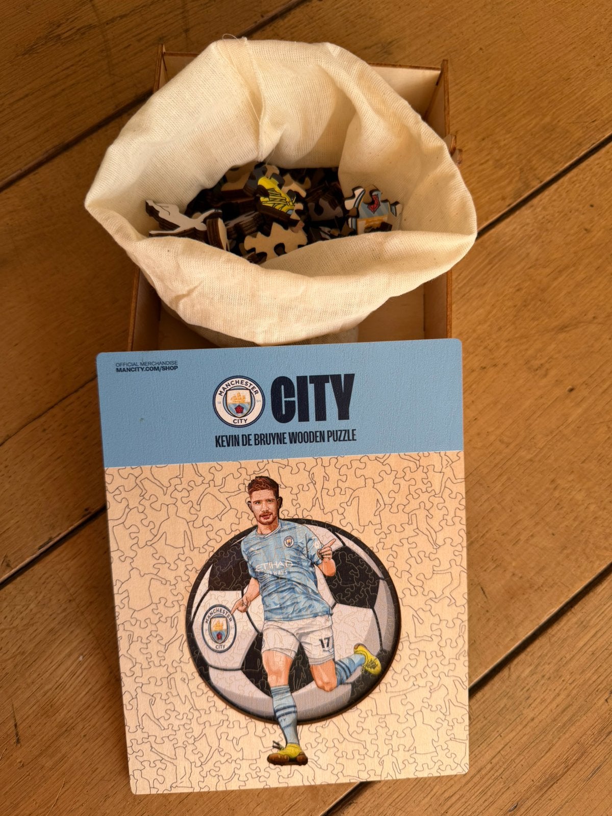 Kevin De Bruyne houten puzzel, Enlèvement, Comme neuf