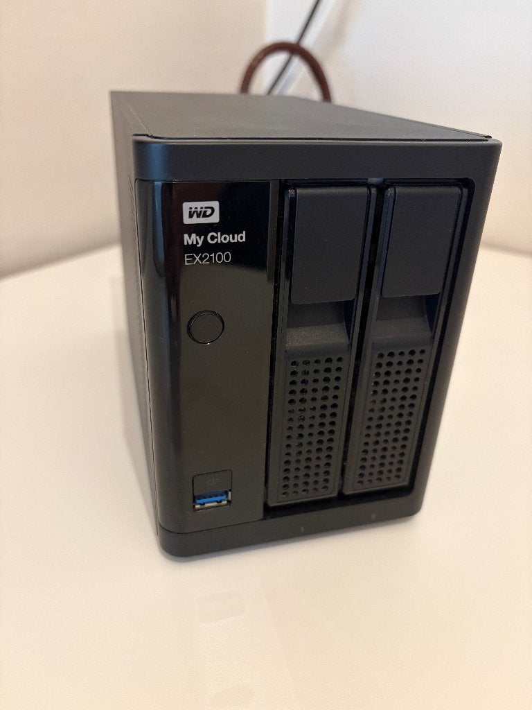 WD My Cloud EX2100 NAS – 4TB – 2x WD Red 2TB, Informatique & Logiciels, Enlèvement, Comme neuf