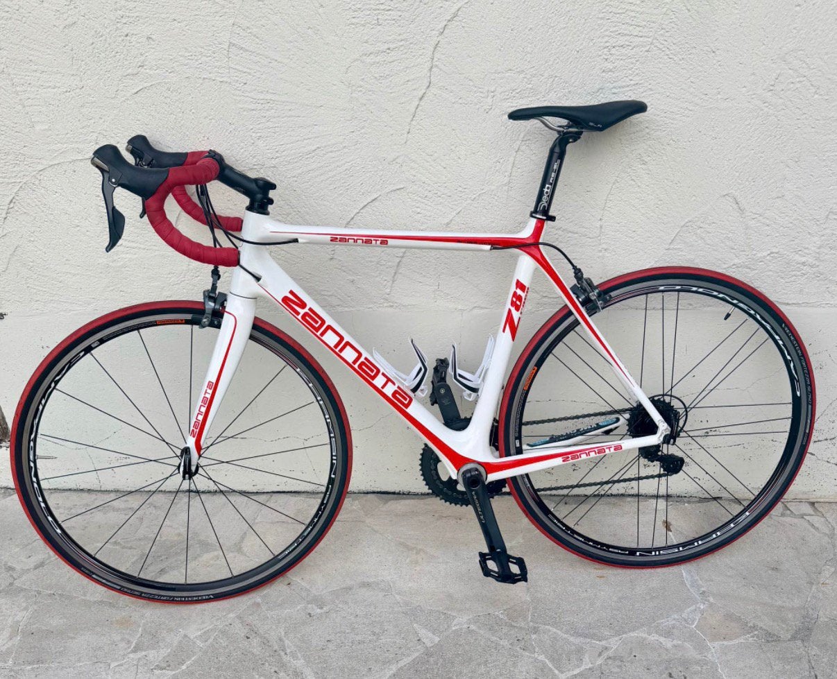 Zannata koersfiets, Fietsen en Brommers, Ophalen, Gebruikt, Carbon